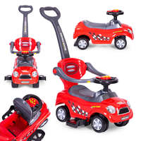 Homelux Ride-on ráülős kisautó járókerekes tolókocsi fogantyú hangok piros