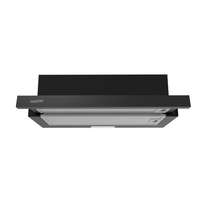 Homefort HOMEFORT HPK611B Beépíthető Kihúzható páraelszívó LED világítás 1 motor,408 m3/h,54-66 dB,60 cm széles,B