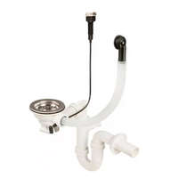 Leziter Szifon 1 medencés mosogatóhoz automata leeresztővel