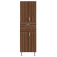 Vertex Bianca Plus 60 magas szekrény 4 ajtóval, 2 fiókkal, aida dió színben
