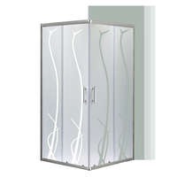 Leziter Spirit BAMBOO 90x90 szögletes zuhanykabin, zuhanytálca nélkül