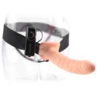 Pipedream Pipedream Fetish Fantasy Series Vibrating Hollow Strap-on flesh