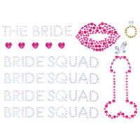 Leg Avenue Bride Squad Body Jewels testdísz