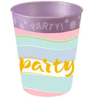 Születésnap Elegant Party pohár, műanyag 250 ml