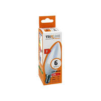 Trixline Trixline LED izzó gyertya 6W-C35-E14-2700K - MELEG fehér