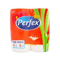 Perfex Perfex wc-papír 4 tekercs 3 rétegű - Illatmentes