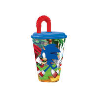 Sonic, a sündisznó Sonic, a sündisznó szívószálas műanyag pohár 430 ml