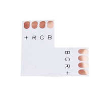 Akcesoria Lumiled 4 tűs RGB LED szalaghoz való 10 mm-es derékszögű csatlakozó