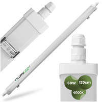 Lumiled Hermetikus LED műhelylámpa 120 cm garázsba 60W 4000K Vízálló TERRA LUMILED