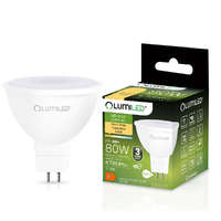 Lumiled LED izzó GU5.3 MR16 8W = 80W 720lm 3000K Meleg 120° 12V LUMILED