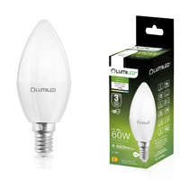 Lumiled E14 LED izzó GYERTYA 8W = 60W 4000K semleges fehér gyertya CCD LUMILED