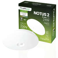 Lumiled LED Mennyezeti Lámpa Felületre Szerelhető 24W NOTUS 2 Kerek Mozgásérzékelős IP44 38 cm LUMILED