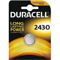 Duracell Duracell lítium elem 2430 BATTERIES DL2430 CR2430 számológép konzol