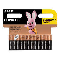 Duracell Duracell Basic AAA LR03 alkáli elemek buborékfólia 12 db-os