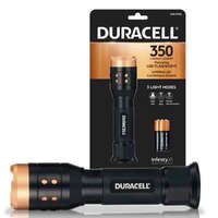 Duracell Alumínium LED zseblámpa kézi taktikai elem 3xAAA 350lm 3 mód DURACELL