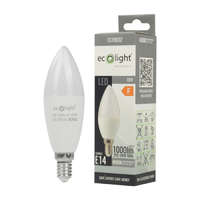 Ecolight LED gyertyaizzó B37 E14 10W 900lm 4000K semleges Ecolight