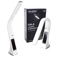 Milagro GALA 6W Fehér LED-es asztali lámpa IP20-as kijelzővel, Milagro műanyag