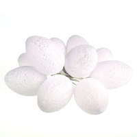 Milagro Fényfüzér Elemes LED lámpák Pamut húsvéti tojás fehér 10x LED MILAGRO EKD3937