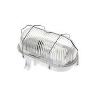 Soma Kobi Hermetic E27 fém hálós csatornalámpa IP44 fehér