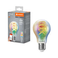 Ledvance LED izzó E27 Hagyományos 4,8 W = 40 W 470 lm RGBW CCT Dimmelhető SMART+ WiFi Filament Klasszikus Ledvance