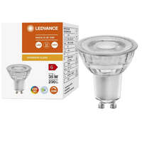 Ledvance GU10 LED izzó 3.7W = 35W 230lm 4000K semleges 36° CRI90 szabályozható üveg LEDVANCE Superior