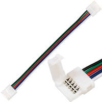Akcesoria Lumiled 5PIN RGB+W LED szalag csatlakozó, 2 oldalas, 10mm-es kábellel