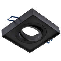Lumiled Süllyesztett HALOGEN TUBE SPOT Mozgatható Midi GU10 Lumiled Square Fekete 20mm