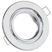 Lumiled HALOGEN lámpatest, süllyesztett, mozgatható, kerek, AURELI, króm, fémlemez, MR16, GU10