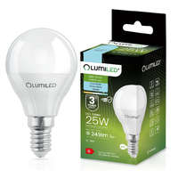 Lumiled E14 P40 LED izzó 2,5W = 25W 249lm 6500K Hideg 180° LUMILED