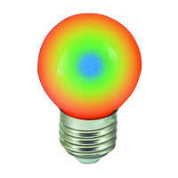Spectrum LED LED izzó E27 1W RGB 270° SPEKTRUM Dekoratív