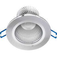 Lightech Mennyezeti lámpatest 7W süllyesztett LED DOWNLIGHT MÉLY, kerek 4000K 560lm ezüst