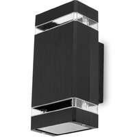 Lumiled Kerti lámpa Emelés fali lámpa fel és le GU10 Fekete HEDERA LUMILED