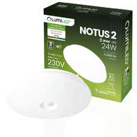 Lumiled LED mennyezeti lámpa, felületre szerelt 24W NOTUS 2 kerek mozgásérzékelő IP44 38 cm LUMILED