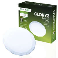 Lumiled LED mennyezeti lámpa Felületre szerelt 12W IP44 Round GLORY 2 DIAMOND 26cm LUMILED