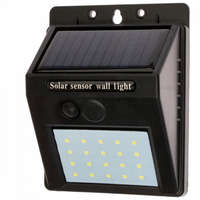 NNLED LED napelemes reflektor 3W 5500-6000K hideg IP65 fekete alkonyérzékelő