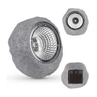 Masterled LED napelemes lámpa kerti kő SOLAR 6500K szürkületérzékelő kültéri használatra