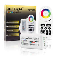 Mi-Light Vezérlő RGB+W LED szalagokhoz RECEIVER + RF Wi-Fi Mi-Light távirányító - FUT028
