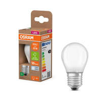 Osram LED izzó P45 gömb alakú E27 1.2W = 25W 255lm 4000K Semleges 330° 213lm/W KLASSZIKUS ENERGIAHATÉKONYSÁG Osram