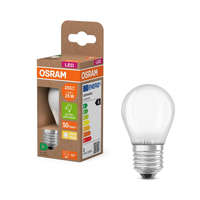 Osram LED izzó P45 gömb alakú E27 1.2W = 25W 255lm 2700K Meleg 330° 213lm/W KLASSZIKUS ENERGIAHATÉKONYSÁG Osram