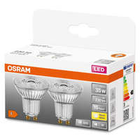 Osram 2x GU10 LED izzó 2.6W = 35W 230lm 2700K Meleg 36° OSRAM STAR