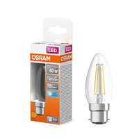 Osram LED izzó B35 gyertya B22d 4W = 40W 470lm Semleges 4000K 300° Retrofit Filament CLASSIC Osram
