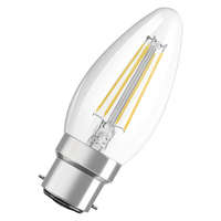 Osram LED izzó B35 gyertya B22d 4W = 40W 470lm 2700K Meleg 300° Retrofit Filament CLASSIC Osram