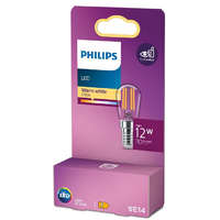 Philips LED-es gyertyakörte E14 S26 1W = 12W 110lm 2700K meleg 270°-os izzószál PHILIPS
