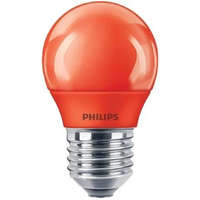Philips LED golyós izzó E27 P45 3.1W Piros PHILIPS