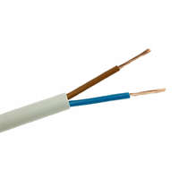 EK Elektrokabel Kábel OMYp 300/300V 2x0,75mm Fehér 1m ELEKTROMOS KÁBEL