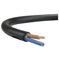 EK Elektrokabel Kábel OMY 300/300V 2x1mm fekete 1m ELEKTROMOS KÁBEL