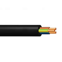 EK Elektrokabel YKY földkábel 0,6/1kV 3x1,5 fekete 1m ELEKTROMOS KÁBEL