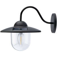 Goldlux (Polux) Kerti LED fali lámpa WALL LAMP napelemes DALI fekete 3000K GOLDLUX (Polux)