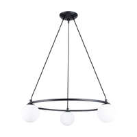 SOLLUX YOLI 3 Mennyezeti függőlámpa csillár 3xG9 Fekete Modern SOLLUX