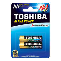 9518 TOSHIBA ALPHA POWER LR6 AA 1,5 V alkáli elemek buborékcsomagolás 2db